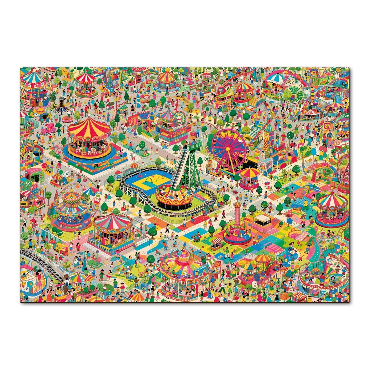 Artistic 1000 - Piece Cardboard Jigsaw Puzzle - Color Carnival - KAAYEE Puzzle