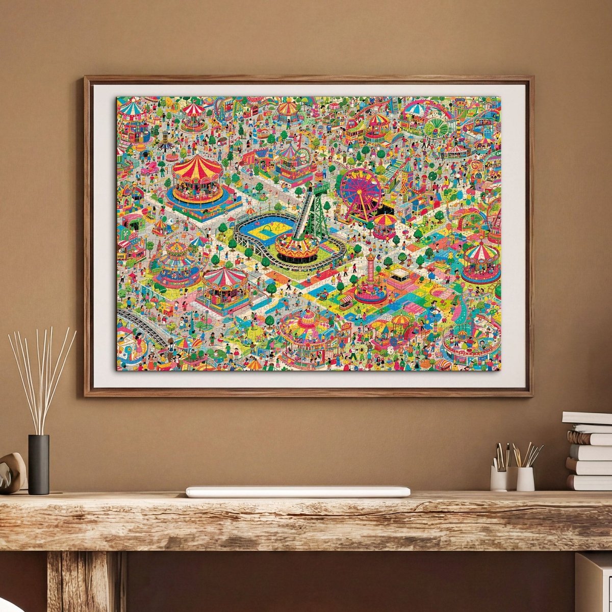 Artistic 1000 - Piece Cardboard Jigsaw Puzzle - Color Carnival - KAAYEE Puzzle