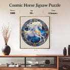 Artistic 1000 - Piece Cardboard Jigsaw Puzzle - Cosmic Horse - KAAYEE Puzzle
