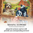 Artistic 1000 - Piece Cardboard Jigsaw Puzzle - Cute Critter Farm - KAAYEE Puzzle