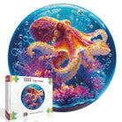 Artistic 1000 - Piece Cardboard Jigsaw Puzzle - Deep Sea Octopus - KAAYEE Puzzle