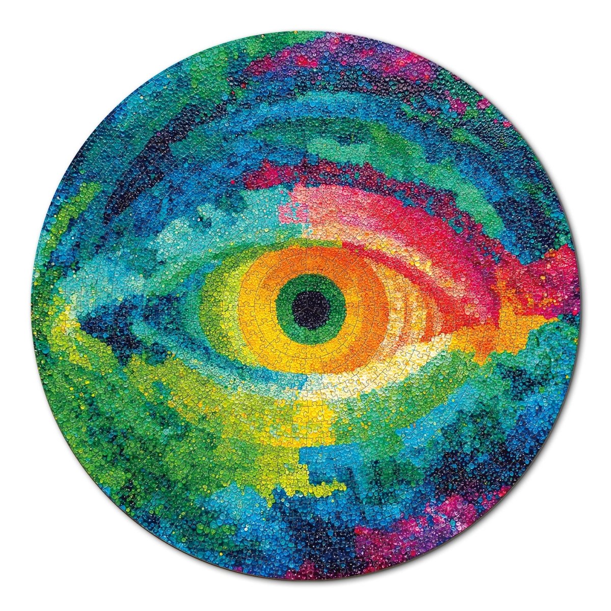 Artistic 1000 - Piece Cardboard Jigsaw Puzzle - Eye of Colors - KAAYEE Puzzle