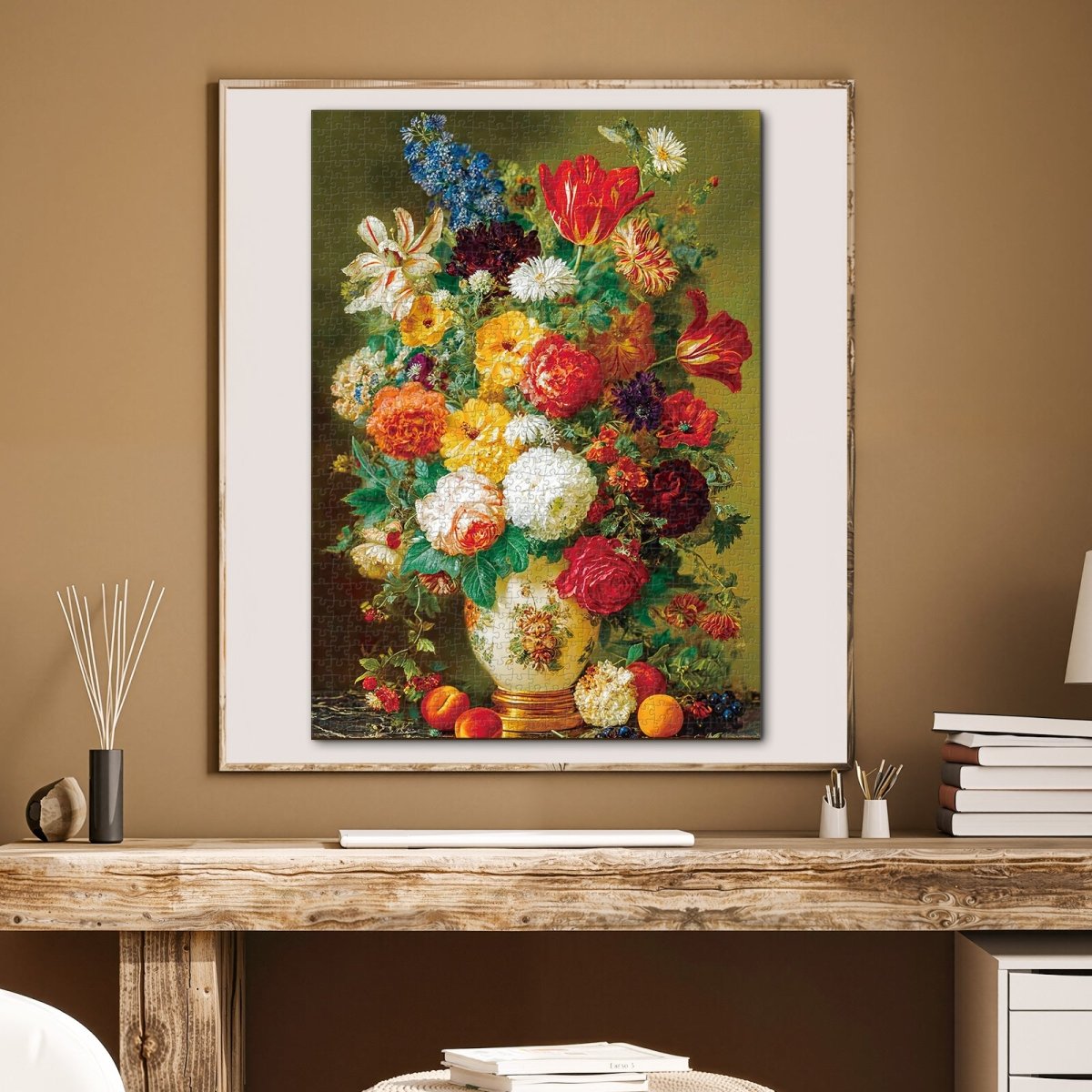 Artistic 1000 - Piece Cardboard Jigsaw Puzzle - Floral Art - KAAYEE Puzzle