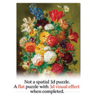 Artistic 1000 - Piece Cardboard Jigsaw Puzzle - Floral Art - KAAYEE Puzzle