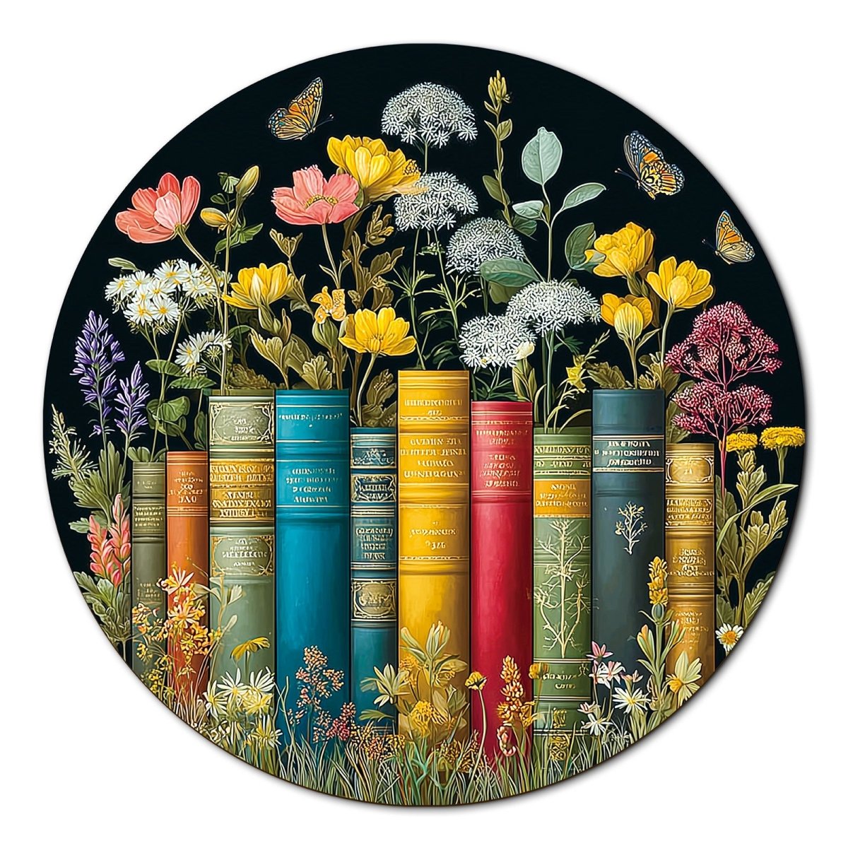 Artistic 1000 - Piece Cardboard Jigsaw Puzzle - Flower on Book - KAAYEE Puzzle