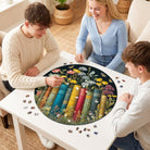 Artistic 1000 - Piece Cardboard Jigsaw Puzzle - Flower on Book - KAAYEE Puzzle