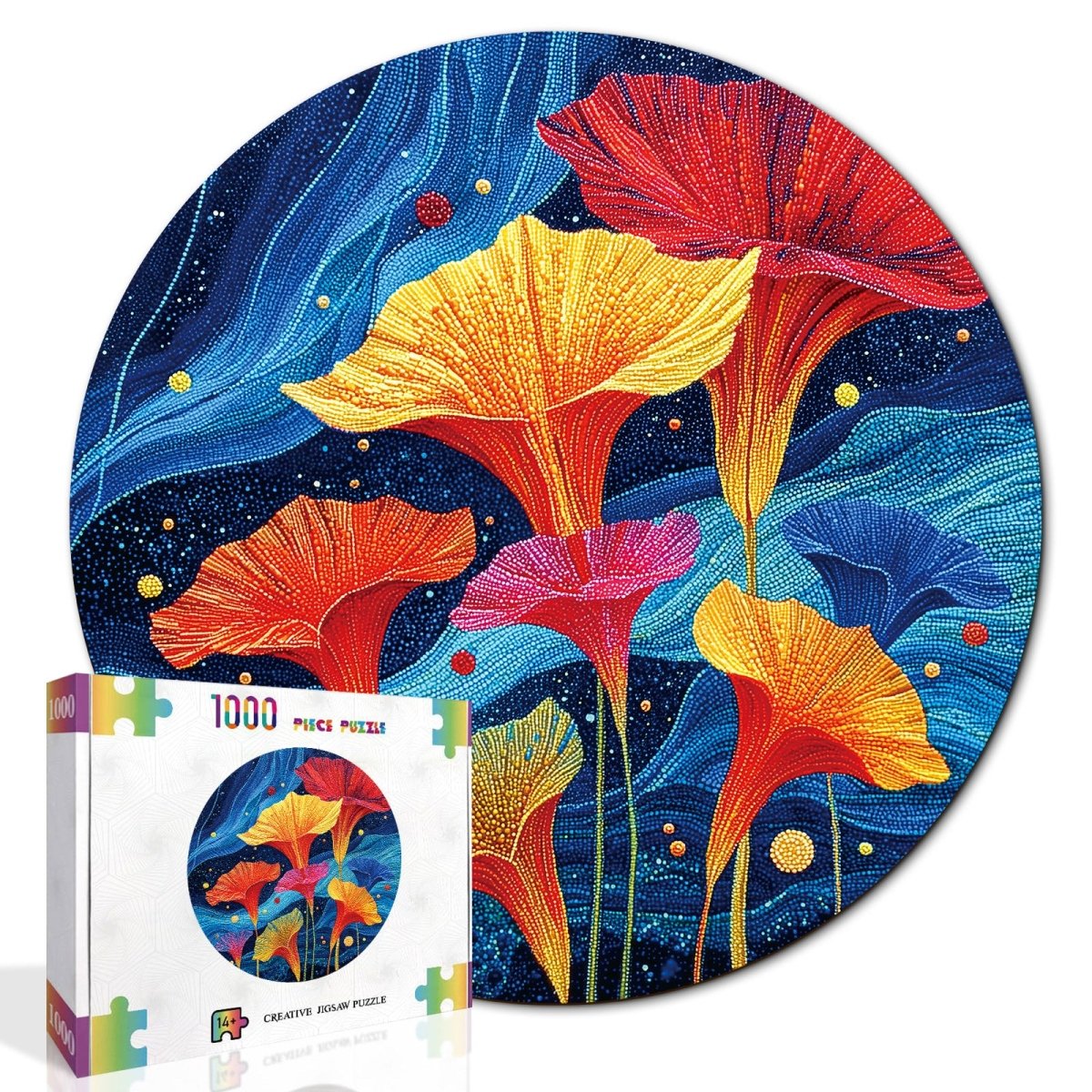 Artistic 1000 - Piece Cardboard Jigsaw Puzzle - Fragrance of the Dream Night - KAAYEE Puzzle