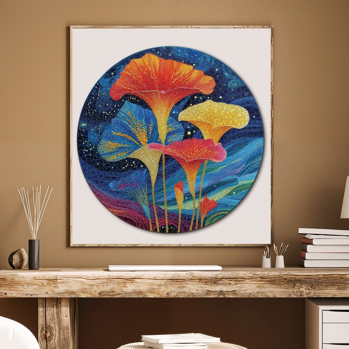 Artistic 1000 - Piece Cardboard Jigsaw Puzzle - Garden of Luminous Bloom - KAAYEE Puzzle