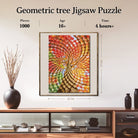 Artistic 1000 - Piece Cardboard Jigsaw Puzzle - Geometric Tree - KAAYEE Puzzle