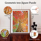 Artistic 1000 - Piece Cardboard Jigsaw Puzzle - Geometric Tree - KAAYEE Puzzle