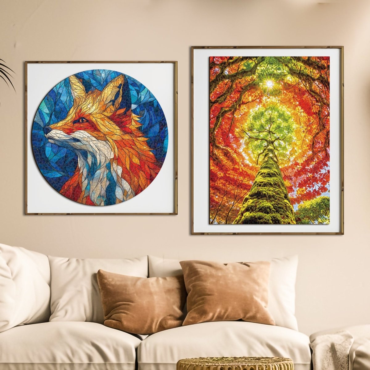 Artistic 1000 - Piece Cardboard Jigsaw Puzzle - Geometric Tree (rectangle) - KAAYEE Puzzle