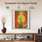 Artistic 1000 - Piece Cardboard Jigsaw Puzzle - Geometric Tree (rectangle) - KAAYEE Puzzle