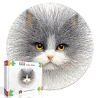 Artistic 1000 - Piece Cardboard Jigsaw Puzzle - Line Cat - KAAYEE Puzzle