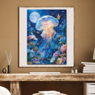 Artistic 1000 - Piece Cardboard Jigsaw Puzzle - Moonlit Jellyfish - KAAYEE Puzzle