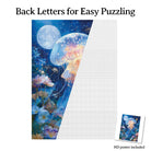 Artistic 1000 - Piece Cardboard Jigsaw Puzzle - Moonlit Jellyfish - KAAYEE Puzzle