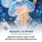 Artistic 1000 - Piece Cardboard Jigsaw Puzzle - Moonlit Jellyfish - KAAYEE Puzzle