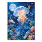 Artistic 1000 - Piece Cardboard Jigsaw Puzzle - Moonlit Jellyfish - KAAYEE Puzzle