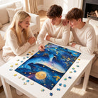 Artistic 1000 - Piece Cardboard Jigsaw Puzzle - Moonlit Whale - KAAYEE Puzzle