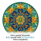 Artistic 1000 - Piece Cardboard Jigsaw Puzzle - Mystic Mandala - KAAYEE Puzzle
