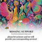 Artistic 1000 - Piece Cardboard Jigsaw Puzzle - Neon Bloom Fairies - KAAYEE Puzzle