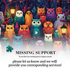 Artistic 1000 - Piece Cardboard Jigsaw Puzzle - Owl Grove - KAAYEE Puzzle