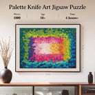 Artistic 1000 - Piece Cardboard Jigsaw Puzzle - Palette Knife Art (rectangle) - KAAYEE Puzzle