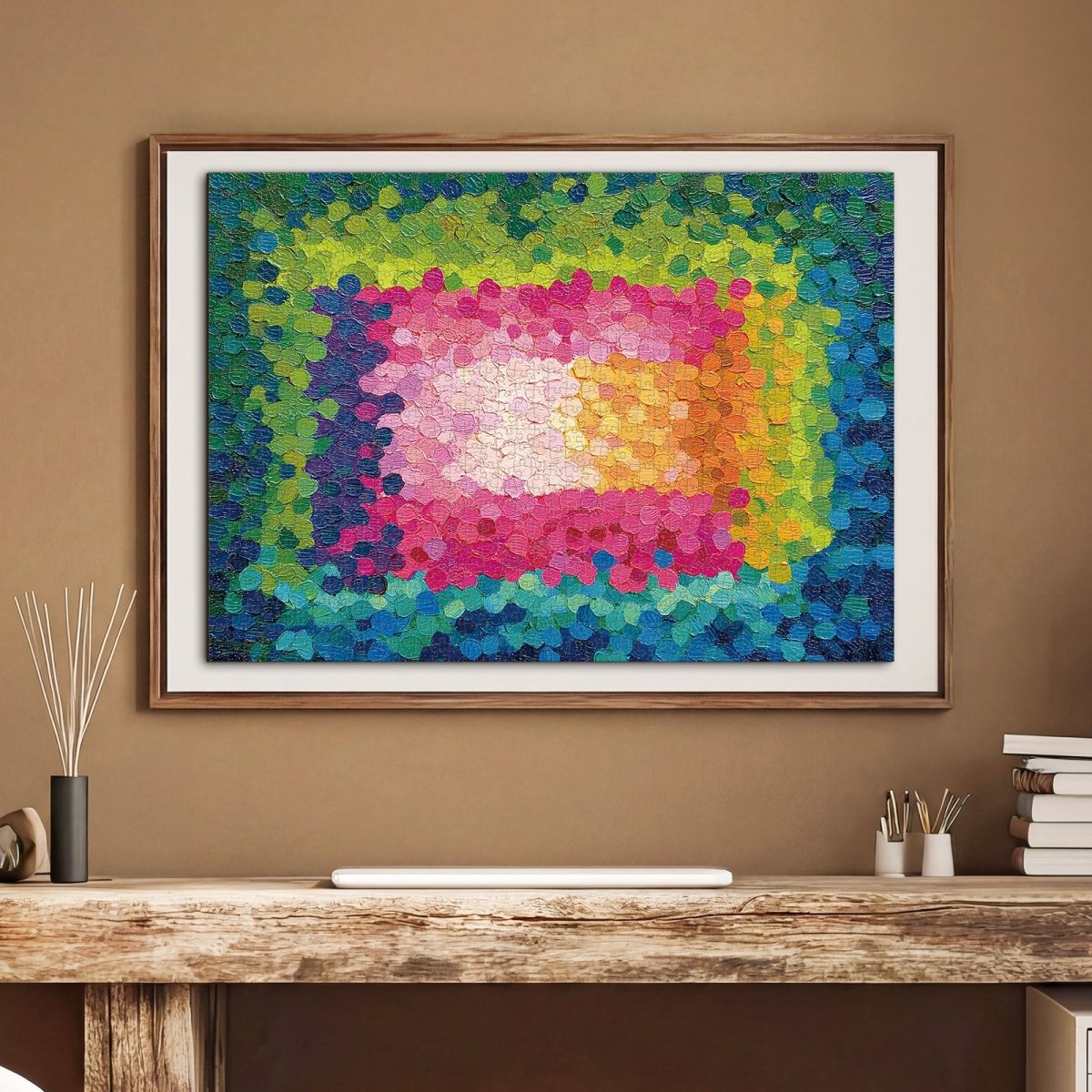 Artistic 1000 - Piece Cardboard Jigsaw Puzzle - Palette Knife Art (rectangle) - KAAYEE Puzzle