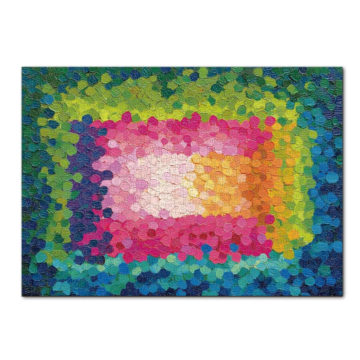 Artistic 1000 - Piece Cardboard Jigsaw Puzzle - Palette Knife Art (rectangle) - KAAYEE Puzzle