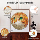 Artistic 1000 - Piece Cardboard Jigsaw Puzzle - Pebble Cat - KAAYEE Puzzle