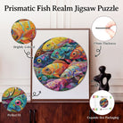 Artistic 1000 - Piece Cardboard Jigsaw Puzzle - Prismatic Fish Realm - KAAYEE Puzzle