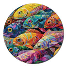 Artistic 1000 - Piece Cardboard Jigsaw Puzzle - Prismatic Fish Realm - KAAYEE Puzzle