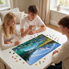 Artistic 1000 - Piece Cardboard Jigsaw Puzzle - Rainbow Peak - KAAYEE Puzzle