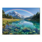 Artistic 1000 - Piece Cardboard Jigsaw Puzzle - Rainbow Peak - KAAYEE Puzzle