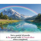 Artistic 1000 - Piece Cardboard Jigsaw Puzzle - Rainbow Peak - KAAYEE Puzzle