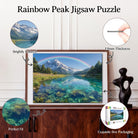 Artistic 1000 - Piece Cardboard Jigsaw Puzzle - Rainbow Peak - KAAYEE Puzzle