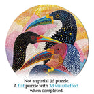 Artistic 1000 - Piece Cardboard Jigsaw Puzzle - Realm of Colorful Beaks - KAAYEE Puzzle