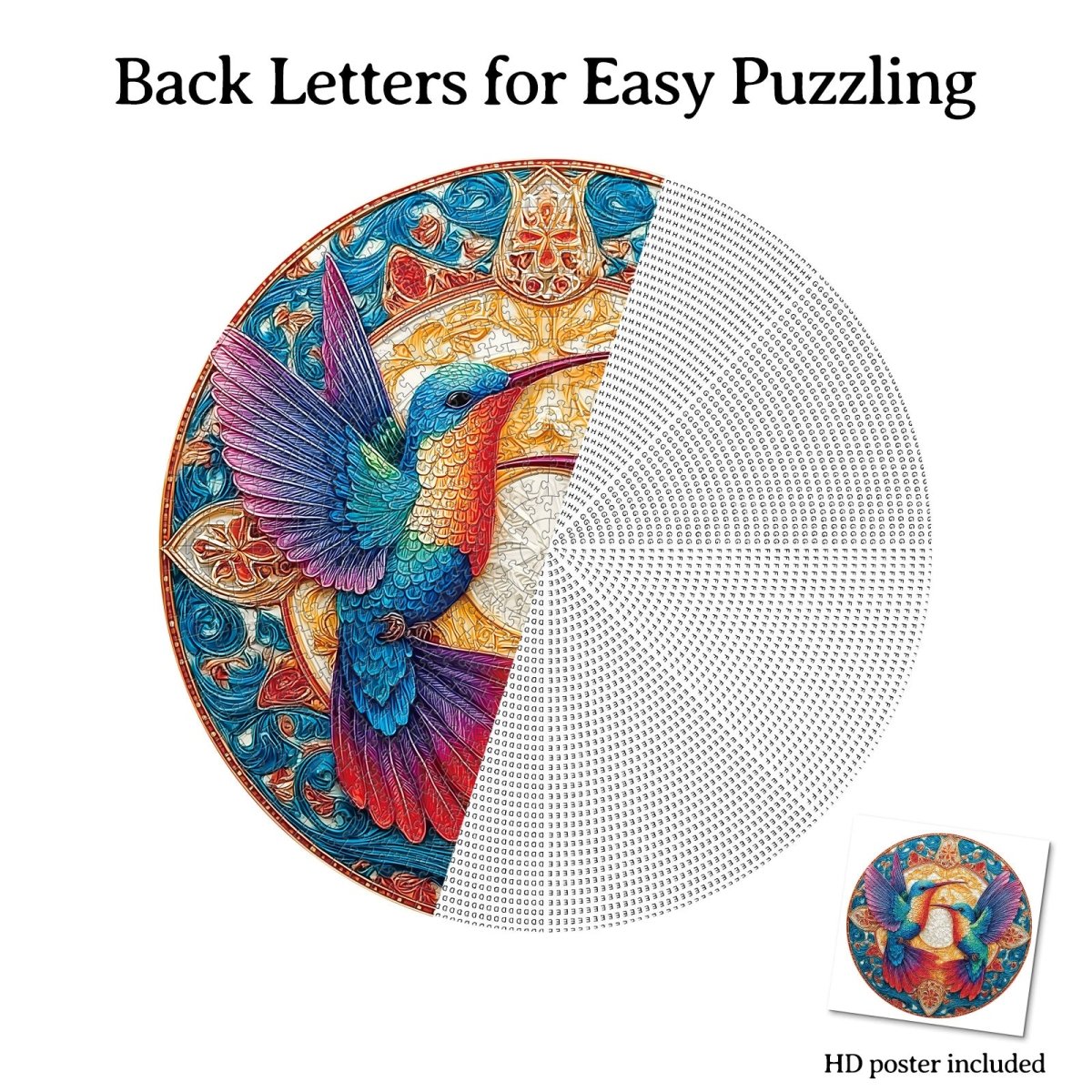 Artistic 1000 - Piece Cardboard Jigsaw Puzzle - Sacred Wings in Light - KAAYEE Puzzle