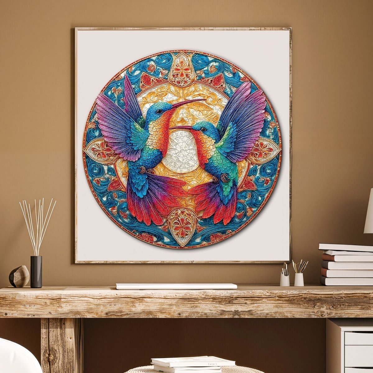Artistic 1000 - Piece Cardboard Jigsaw Puzzle - Sacred Wings in Light - KAAYEE Puzzle