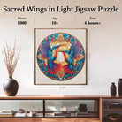 Artistic 1000 - Piece Cardboard Jigsaw Puzzle - Sacred Wings in Light - KAAYEE Puzzle