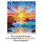 Artistic 1000 - Piece Cardboard Jigsaw Puzzle - Sea Glass Beach - KAAYEE Puzzle
