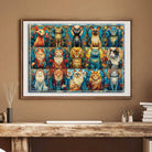 Artistic 1000 - Piece Cardboard Jigsaw Puzzle - Sea Glass Cat - KAAYEE Puzzle