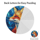 Artistic 1000 - Piece Cardboard Jigsaw Puzzle - Sea Glass Red Fox - KAAYEE Puzzle