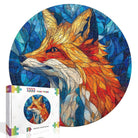 Artistic 1000 - Piece Cardboard Jigsaw Puzzle - Sea Glass Red Fox - KAAYEE Puzzle