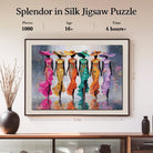 Artistic 1000 - Piece Cardboard Jigsaw Puzzle - Splendor in Silk - KAAYEE Puzzle