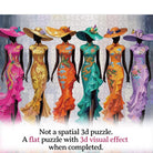 Artistic 1000 - Piece Cardboard Jigsaw Puzzle - Splendor in Silk - KAAYEE Puzzle