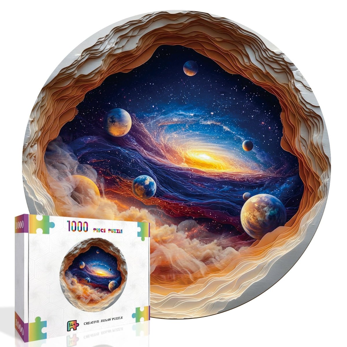 Artistic 1000 - Piece Cardboard Jigsaw Puzzle - Stardust Layers - KAAYEE Puzzle