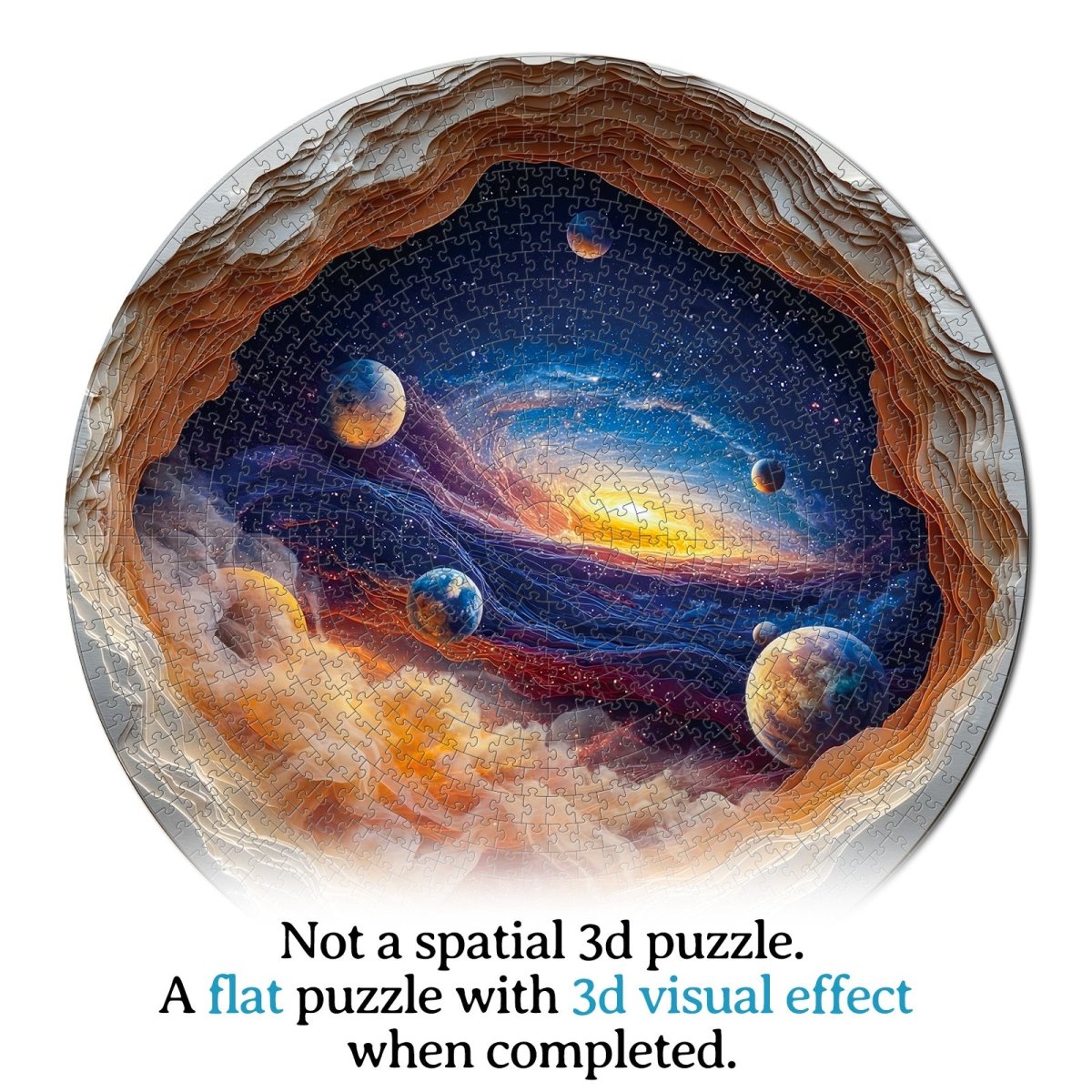 Artistic 1000 - Piece Cardboard Jigsaw Puzzle - Stardust Layers - KAAYEE Puzzle