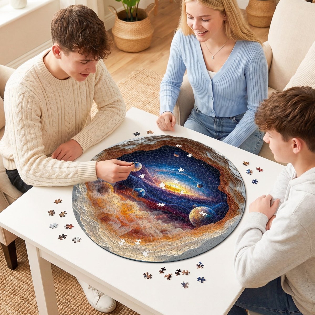 Artistic 1000 - Piece Cardboard Jigsaw Puzzle - Stardust Layers - KAAYEE Puzzle