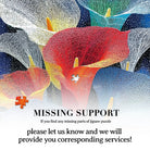 Artistic 1000 - Piece Cardboard Jigsaw Puzzle - Starlit Calla - KAAYEE Puzzle