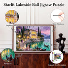 Artistic 1000 - Piece Cardboard Jigsaw Puzzle - Starlit Lakeside Ball - KAAYEE Puzzle